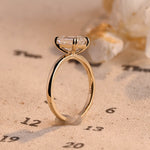 Stunning 3.0 CT Emerald Moissanite Engagement Ring with Solitaire Design 5