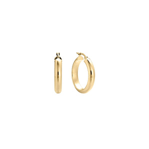 Lightweight Hoops Earrings in Gold