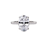 Round Cut Solitaire Style Cubic Zirconia in 925 Sterling Silver Ring 2
