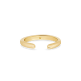 1.0 TCW Round Cut Moissanite Cuff Earrings in Gold 4