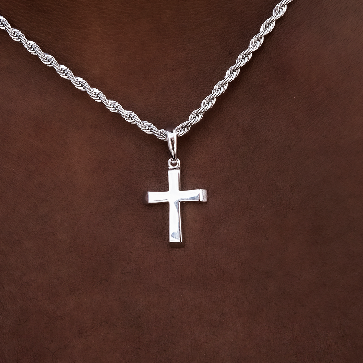Cross Pendant Style Silver Pendant for Him 3