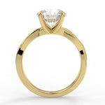 Stunning 2.0 CT Round Moissanite Engagement Ring with Solitaire Design 2