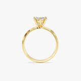 Stunning 2.0 CT Heart Moissanite Engagement Ring with Dainty Pave Design 3