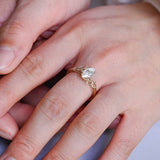 Stunning 2.0 CT Marquise Cut Moissanite Engagement Ring with Solitaire Design 10
