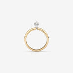 Stunning 0.7 CT Marquise Moissanite Solitaire Design Engagement Ring 2