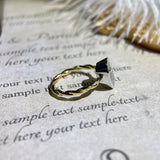 Stunning 3.0 CT Pear Moissanite Engagement Ring with Bezel Design 9