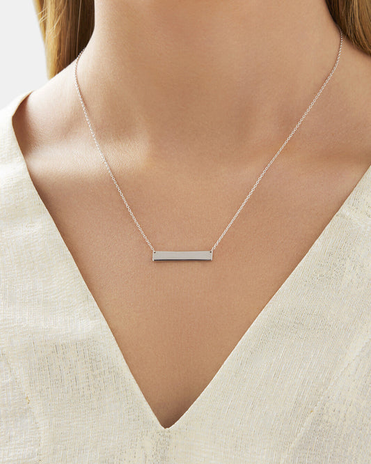 Round Cut Cubic Zirconia in 925 Sterling Silver Necklace 2