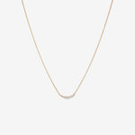 Round Cut Cubic Zirconia in 925 Sterling Silver Necklace 1