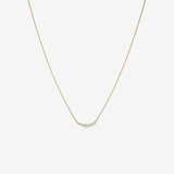 Round Cut Cubic Zirconia in 925 Sterling Silver Necklace 1