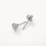 0.09 TCW Round Cut Moissanite Stud Earrings