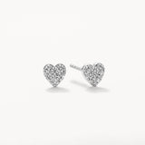 0.09 TCW Round Cut Moissanite Stud Earrings