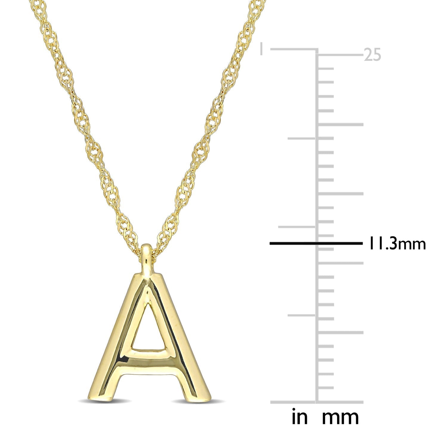 Round Cut Cubic Zirconia in 925 Sterling Silver Necklace 26