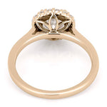Stunning 1.0- 2.0 CT Round Moissanite Engagement Ring with Halo Design 2