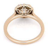 Stunning 1.0- 2.0 CT Round Moissanite Engagement Ring with Halo Design 2