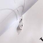 0.17 CT Moissanite Diamond Cross Pendant Necklace in Solid Gold 2