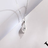 0.17 CT Moissanite Diamond Cross Pendant Necklace in Solid Gold 2
