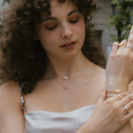 1.0 CT Pear Moissanite Diamond Two Stone Pendant Necklace in Solid Gold 6