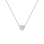 0.84 TCW  Round Diamond Lab Made Diamond- April Birthstone Necklace 5