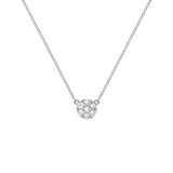 0.84 TCW  Round Diamond Lab Made Diamond- April Birthstone Necklace 5