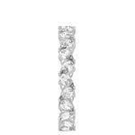 Stunning 1.92CT Pear Moissanite Stones Cluster Wedding Bands 6