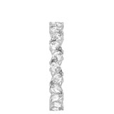 Stunning 1.92CT Pear Moissanite Stones Cluster Wedding Bands 6
