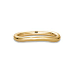 Stunning Gentle Wave Metal Wedding Bands 4