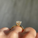 Stunning 1.80 CT Emerald Moissanite Engagement Ring with Solitaire Design 4