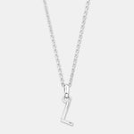Round Cut Cubic Zirconia in 925 Sterling Silver Necklace 1