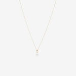 Round Cut Cubic Zirconia in 925 Sterling Silver Necklace 1