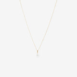 Round Cut Cubic Zirconia in 925 Sterling Silver Necklace 1