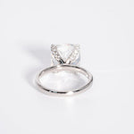 Stunning 4.50 CT Cushion Moissanite Engagement Ring with Solitaire Design 3