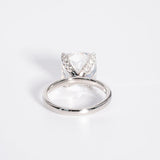 Stunning 4.50 CT Cushion Moissanite Engagement Ring with Solitaire Design 3