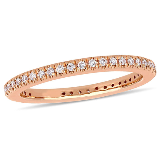Round Cut Cubic Zirconia in 925 Sterling Silver Wedding Bands 1