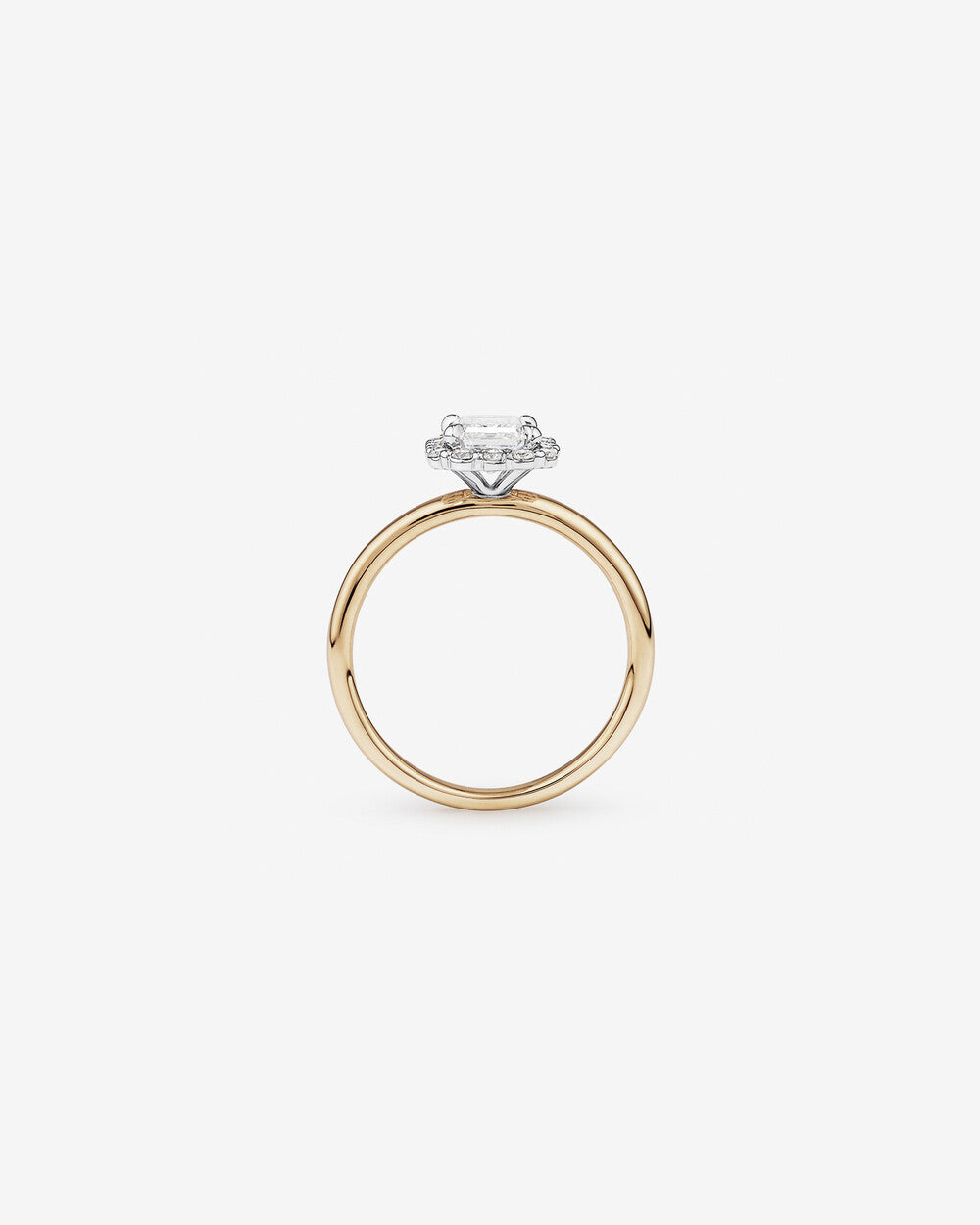 Stunning 1.46 CT Emerald Moissanite Engagement Ring with Halo Design 2