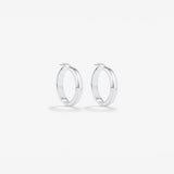 Round Cut Cubic Zirconia in 925 Sterling Silver Earrings 1