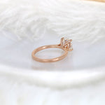 Stunning 2.0 CT Round Moissanite Engagement Ring with Solitaire Design 3
