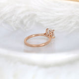 Stunning 2.0 CT Round Moissanite Engagement Ring with Solitaire Design 3