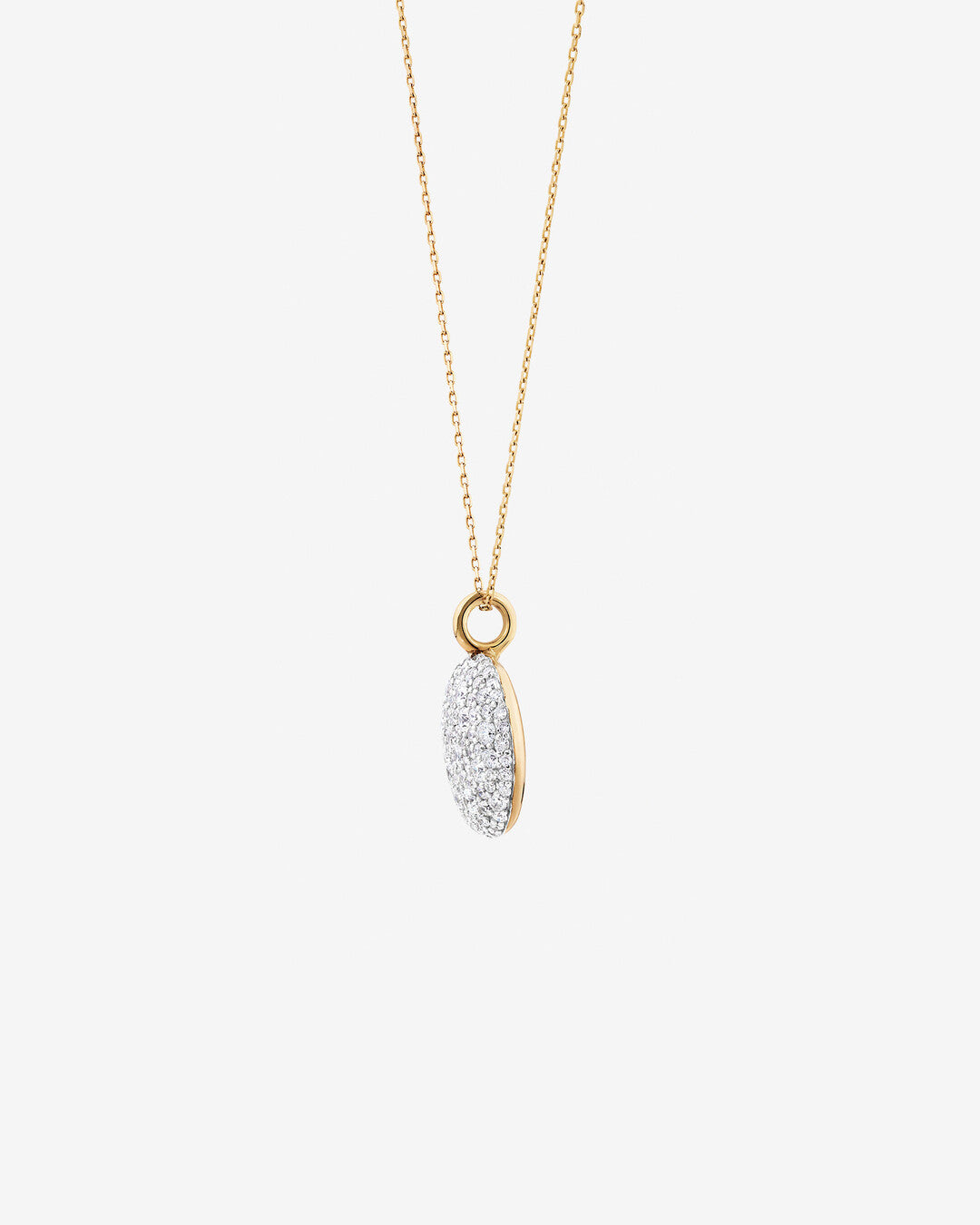 Round Cut Cubic Zirconia in 925 Sterling Silver Necklace 3