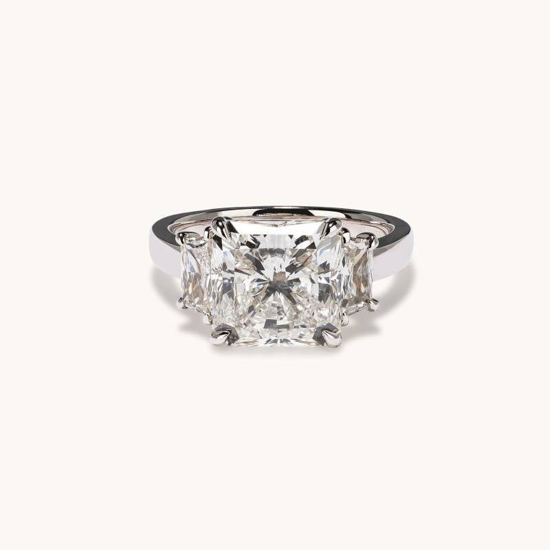 Stunning 2.0 CT Princess Moissanite Engagement Ring with Solitaire Design 1