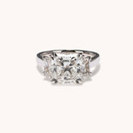 Stunning 2.0 CT Princess Moissanite Engagement Ring with Solitaire Design 3