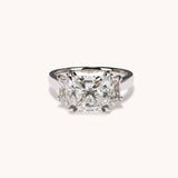 Stunning 2.0 CT Princess Moissanite Engagement Ring with Solitaire Design 3