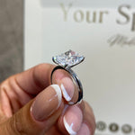 Classic 4.0 CT Radiant Moissanite Engagement Ring with Solitaire Design 4