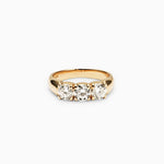 1.50 CT Round Three Stones CVD EF/VS Diamond Wedding Band 12