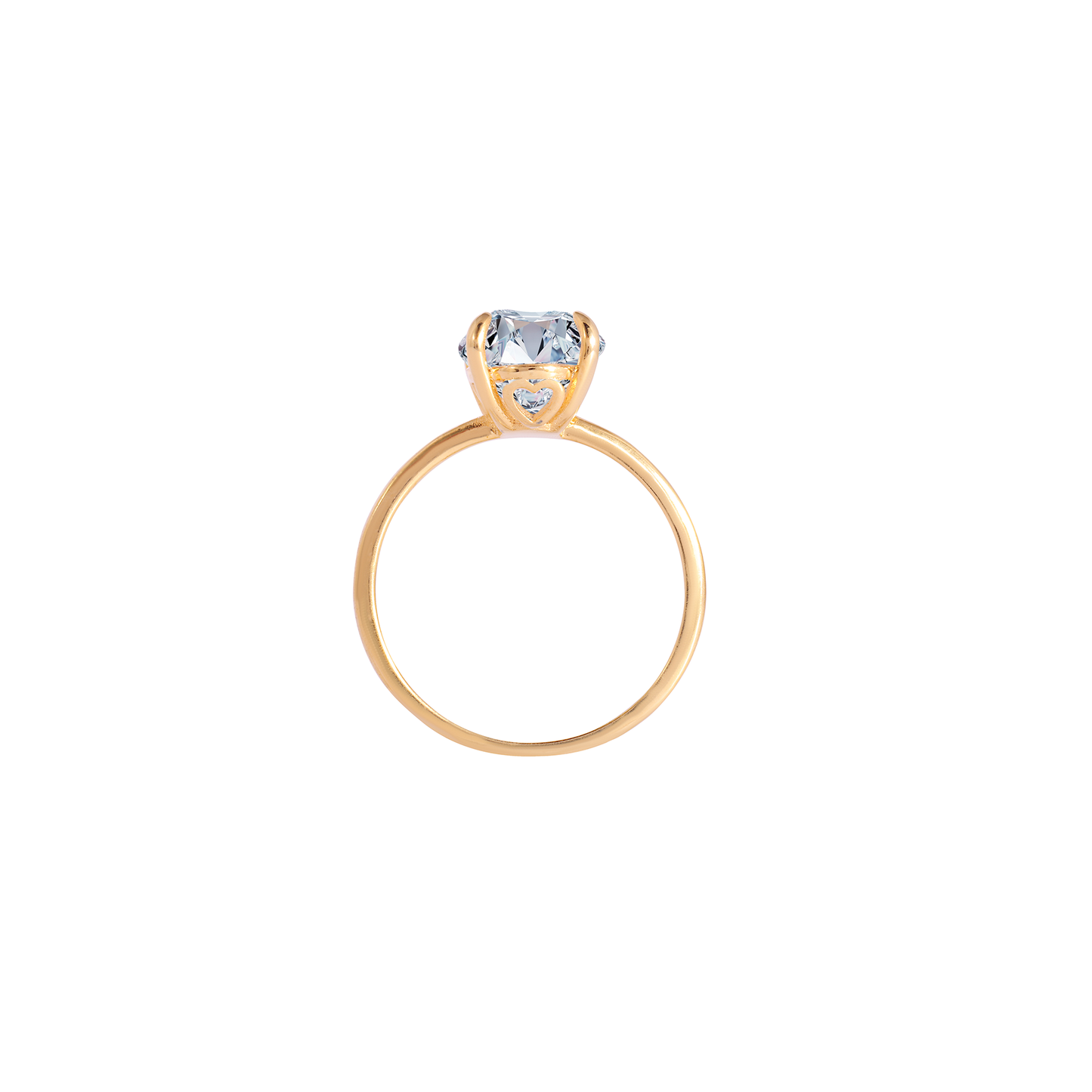 Stunning 1.0 CT Oval Moissanite Engagement Ring with Solitaire Design 3
