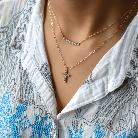 1.32 TCW Round April Diamond Lab Made Diamond- April Birthstone Pendant Necklace 2