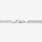 Round Cut Cubic Zirconia in 925 Sterling Silver Necklace 3