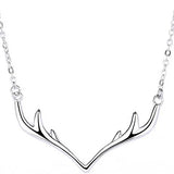 Round Cut Cubic Zirconia in 925 Sterling Silver Necklace 1