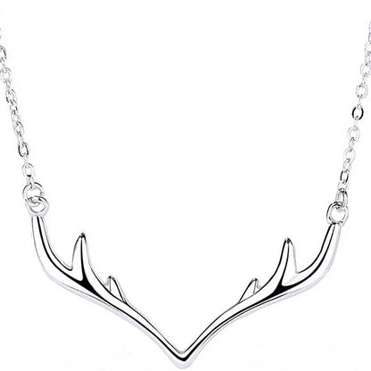 Round Cut Cubic Zirconia in 925 Sterling Silver Necklace 1