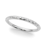 Stunning 0.20 TCW Round Moissanite Stones Flush Wedding Bands 1
