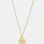 Round Cut Cubic Zirconia in 925 Sterling Silver Necklace 1